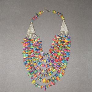 Gorgeous colorful summertime necklace